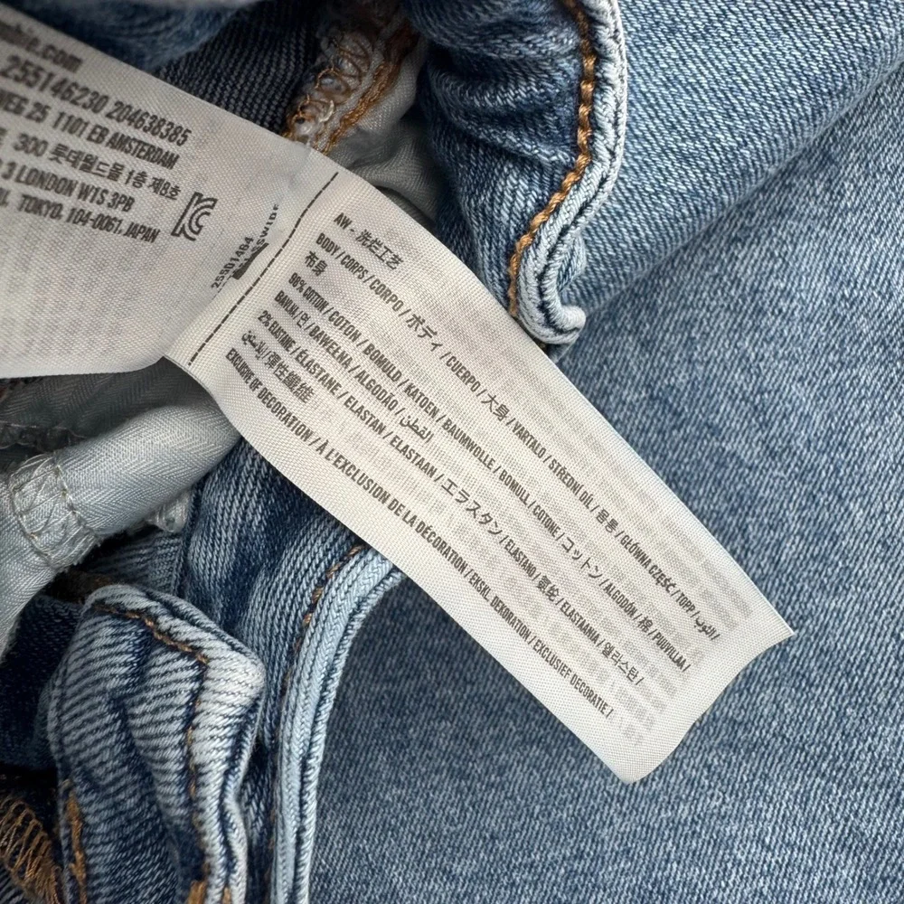 Abercrombie Kids Low Rise Baggy Jeans Medium Wash Blue‎ Denim Size 13/14 Regular
